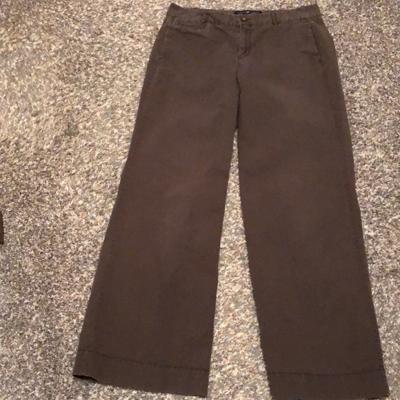 GAP | Pants & Jumpsuits | Coffee Colored Gap Trousers With Front ...